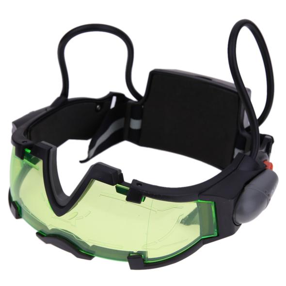 Children's night vision goggles luminous night illumination goggles bulletproof windshield protection mirror dust eye protection