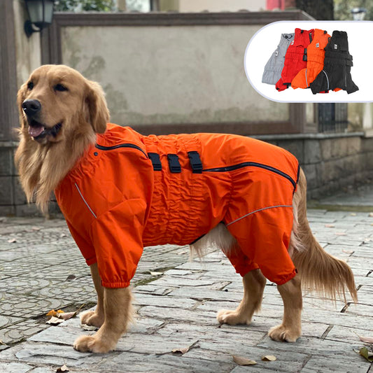 Outdoor Four Legged Dog Raincoat Pet Clothing