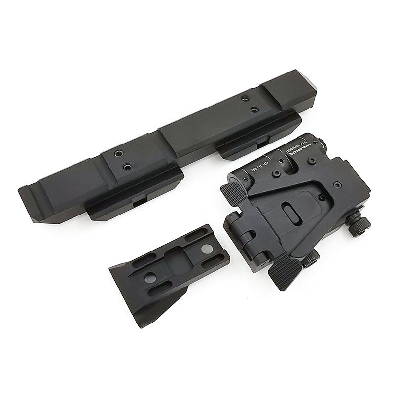 SOTAC Flip-To-Side Quick Detach w/ 5/8" Riser for G23 3X Magnifiers Fits 20mm Picatinny Rail