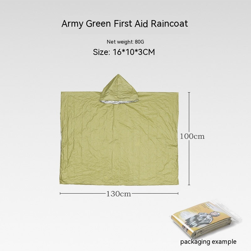 Portable Outdoor Disaster Relief Tent Camping Temporary Simple Sleeping Bag Warm Emergency Blanket