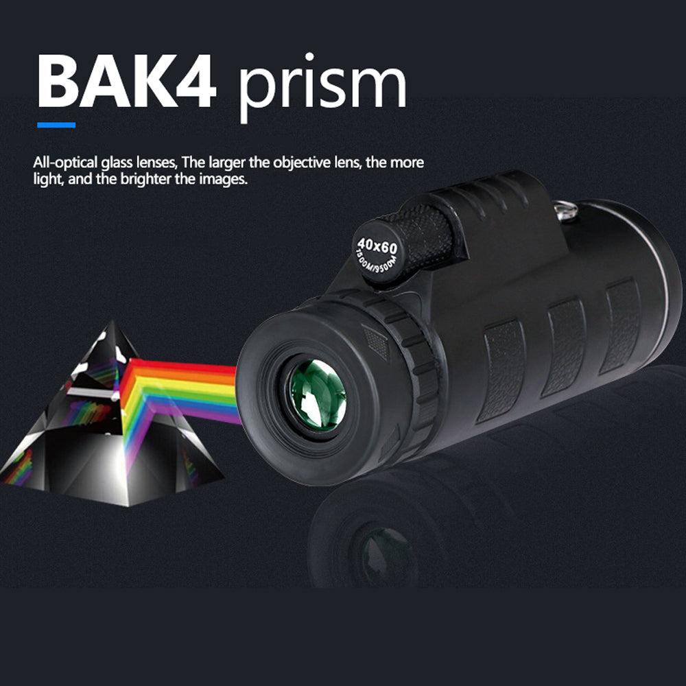 Monocular High-definition Low-light Night Vision